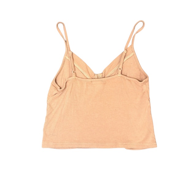 Justify Tan Ribbed Tank Top - Picture 2 of 2